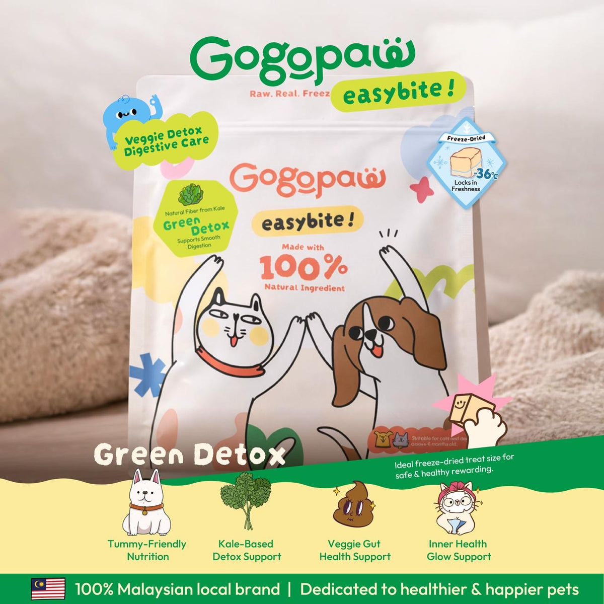 Gogopaw Easybite Green Detox 50g