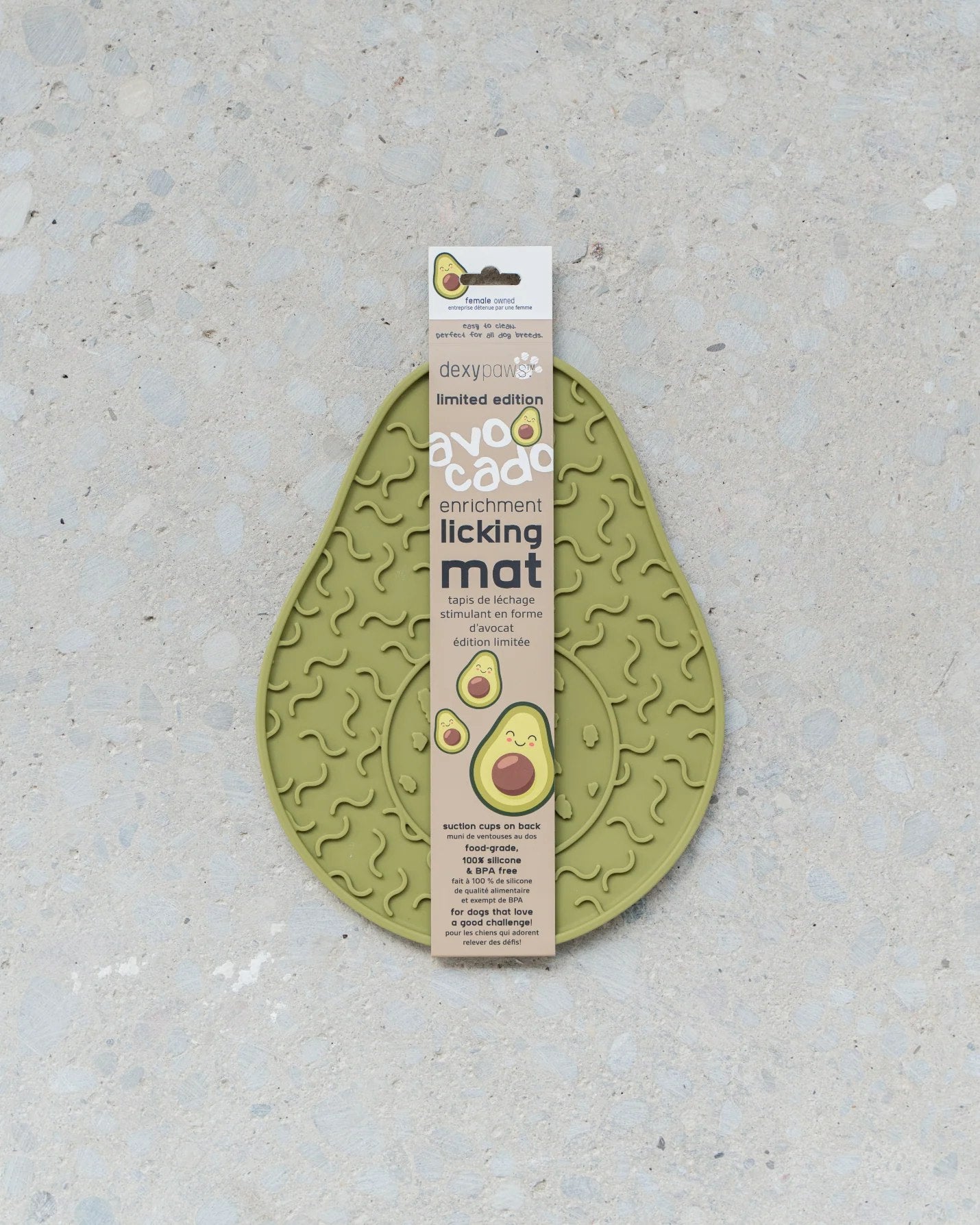 Dexypaws Avocado Enrichment Lick Mat