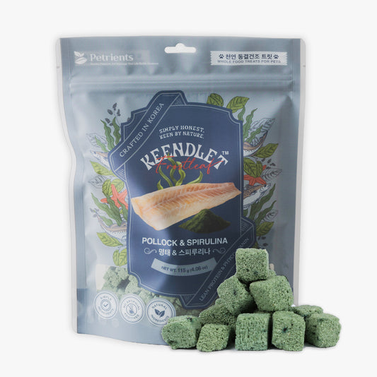 Petrients Keendlet Frostleaf Pollock & Spirulina