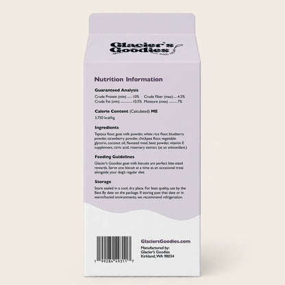 Glacier’s Goodies Goat Milk Biscuits - Blueberry & Strawberry