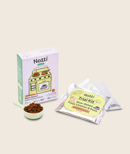 Slow-Baked Fresh Chicken & Duck Dog Food Trial Pack