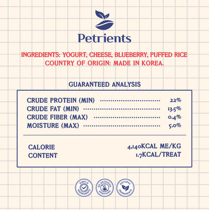 Petrients Keendlet Yoberry Yogurt & Blueberry