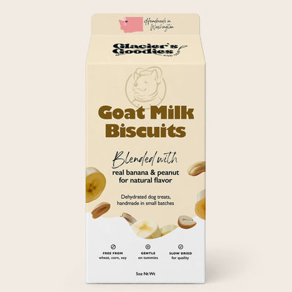 Glacier’s Goodies Goat Milk Biscuits - Peanut & Banana