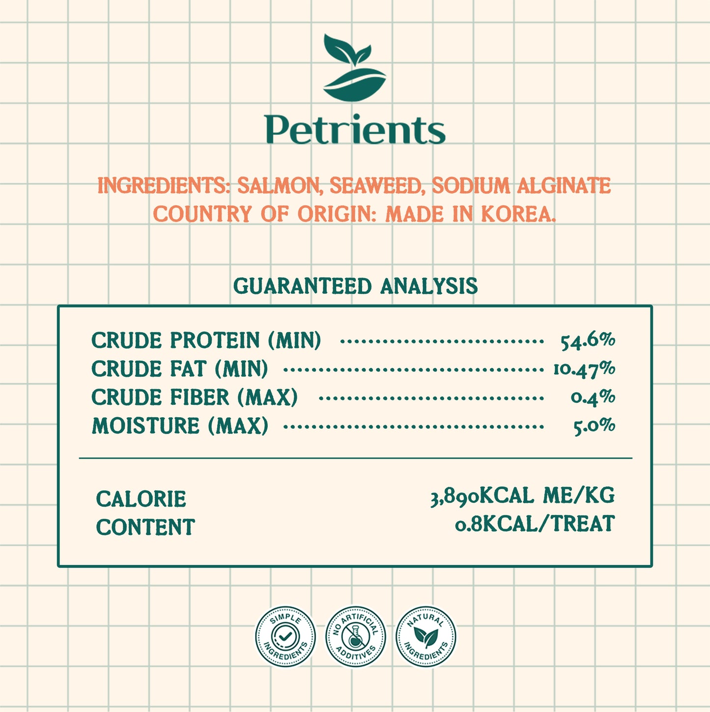 Petrients Keendlet Seaglow Salmon & Seaweed