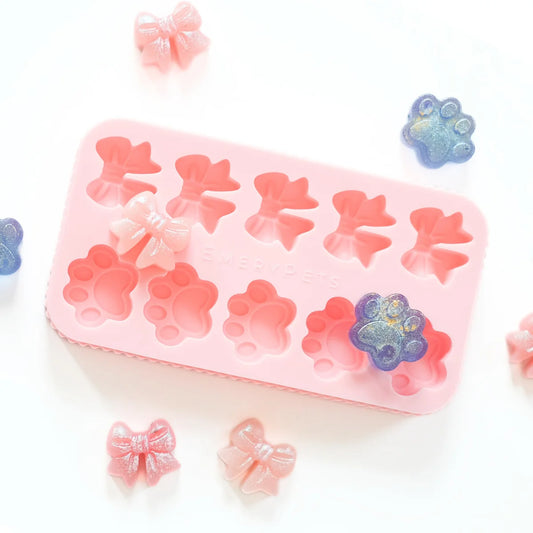 EmeryPets Bow + Paw Treat Mold