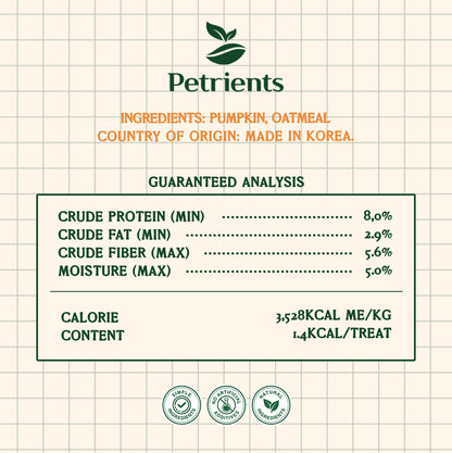 Petrients Keendlet Goldmelt Pumpkin & Rolled Oats