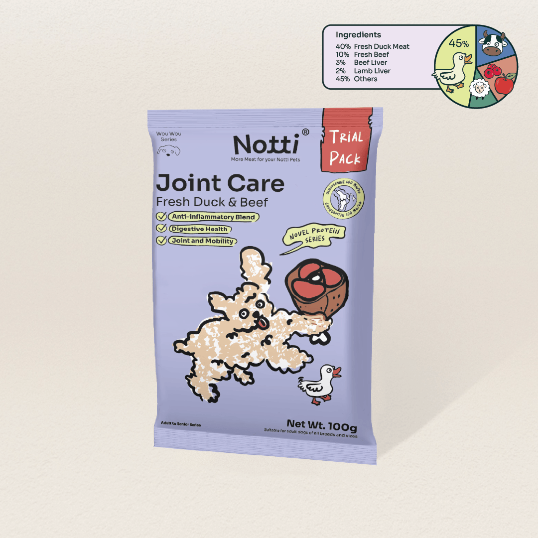 Notti Joint Care Fresh Duck & Beef Dog Food Trial Pack