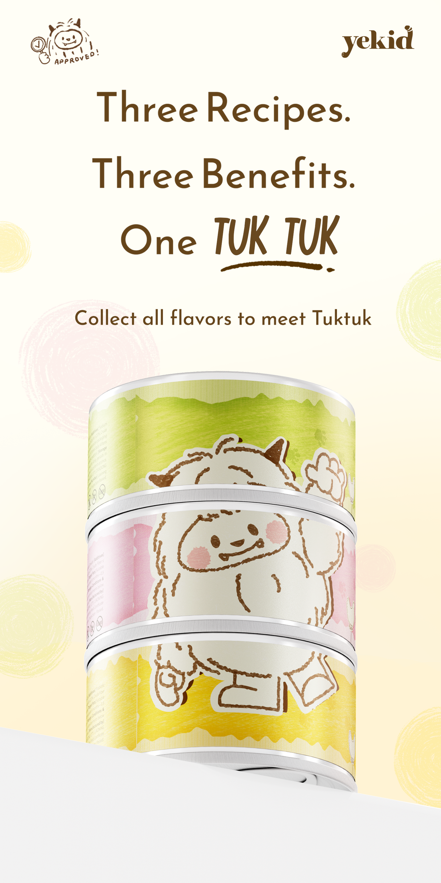 YEKID Functional Complete Canned Meal Variety Box for Dogs and Cats (6 × 85g)