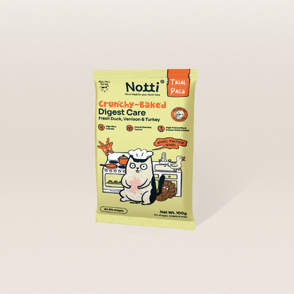 Notti Digest Care Duck, Venison & Turkey Cat Food Trial Pack