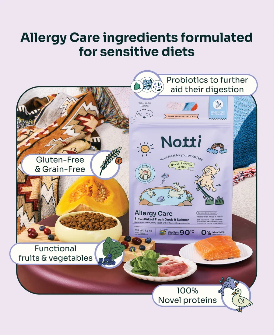 Allergy Care Slow-Baked Fresh Duck & Salmon Dog Food Trial Pack