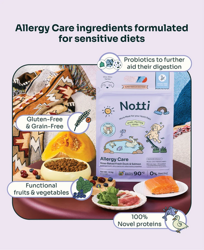 Allergy Care Slow-Baked Fresh Duck & Salmon Dog Food Trial Pack