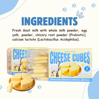 Goat Milk Cheese Cubes