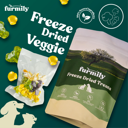 Furmily Pet Freeze Dried Mixed Vegetables