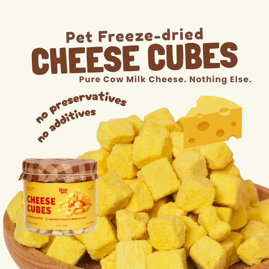 Freeze Dried Cheese Cubes 150g