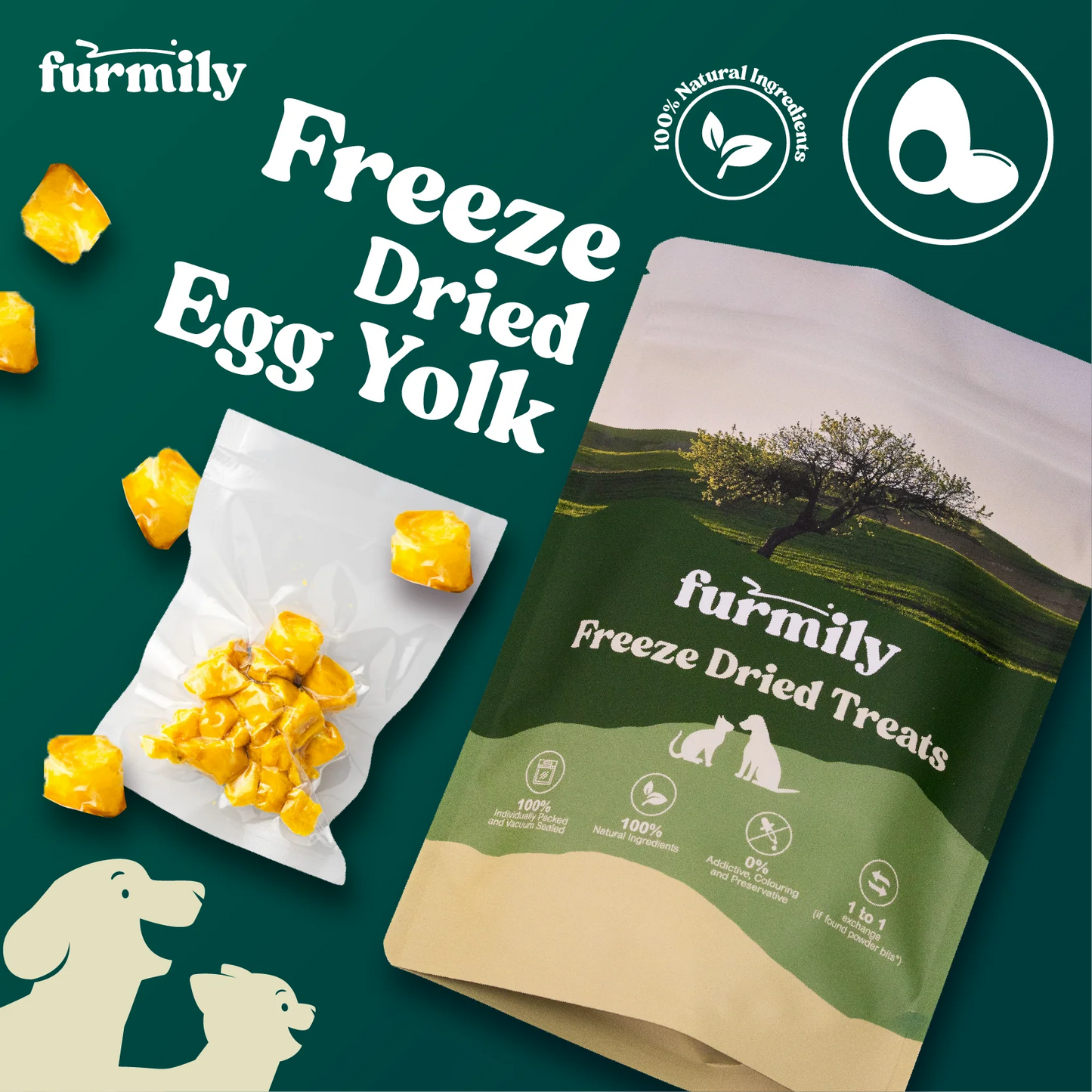 Furmily Pet Freeze Dried Egg Yolk