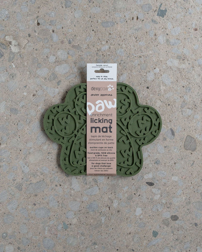 Dexypaws Paw Print Enrichment Lick Mat