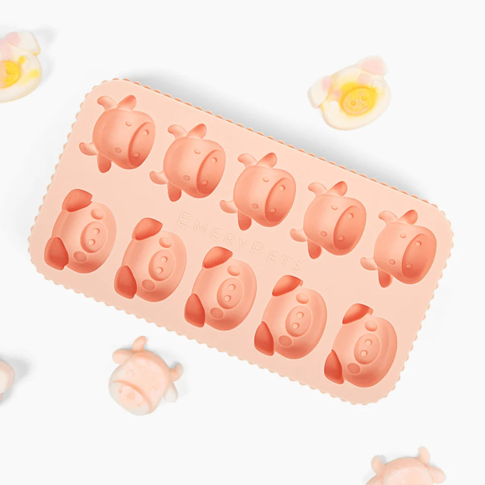 EmeryPets Pig + Cow Treat Mold