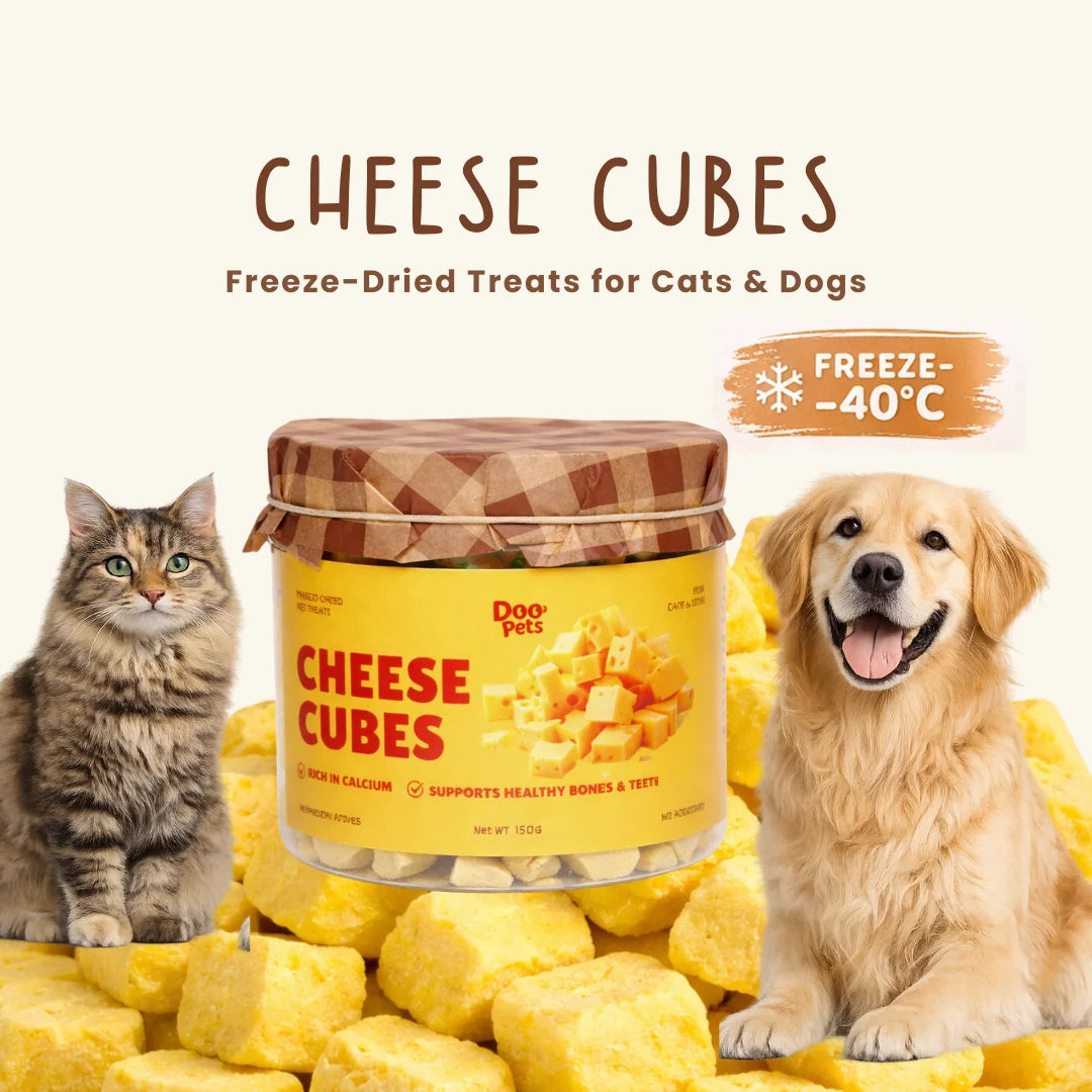 Freeze Dried Cheese Cubes 150g