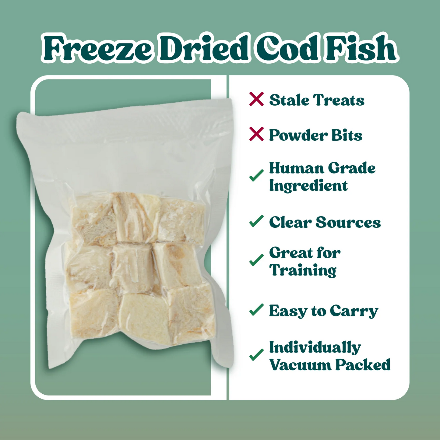 Furmily Pet Freeze Dried Cod Fish