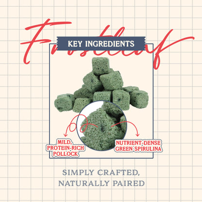 Petrients Keendlet Frostleaf Pollock & Spirulina