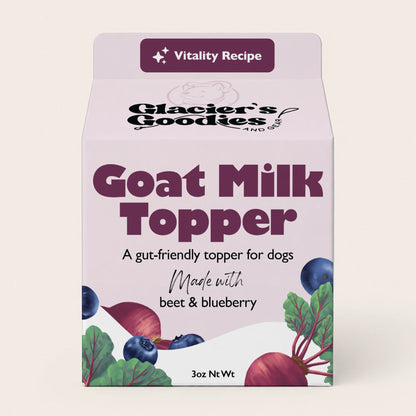 Glacier’s Goodies Goat Milk Topper - Beet & Blueberry
