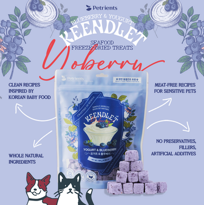 Petrients Keendlet Yoberry Yogurt & Blueberry