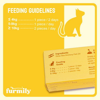 Furmily Pet Ultra-Pure Omega-3 Fish Oil for Cats